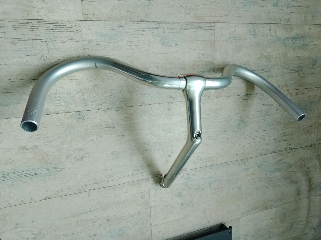 Nitto Moustache stuur met MT-10 stuurpen, Ophalen of Verzenden, Gebruikt, Stuur
