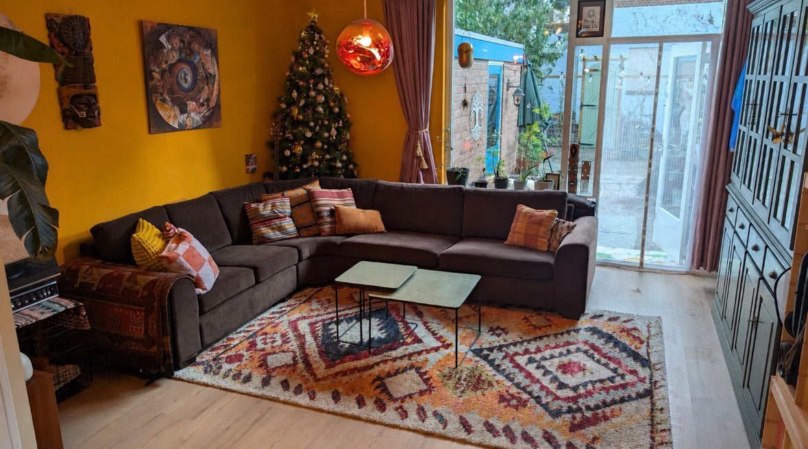 Benuta Tika vloerkleed 240 x 360 cm – zeer goede staat, 200 cm of meer, Ophalen of Verzenden, Zo goed als nieuw, Crème