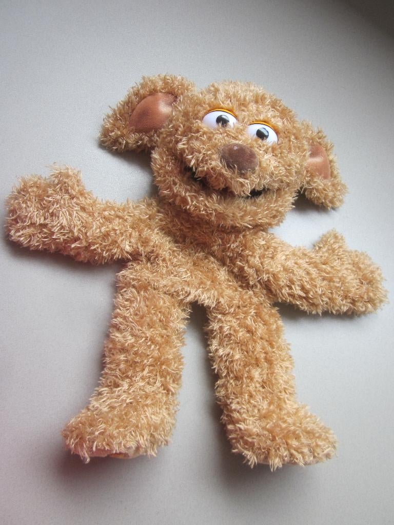 Sesamstraat 2016 Sesame Workshop bruin harige Tommy handpop, Kinderen en Baby's, Speelgoed | Knuffels en Pluche, Overige merken