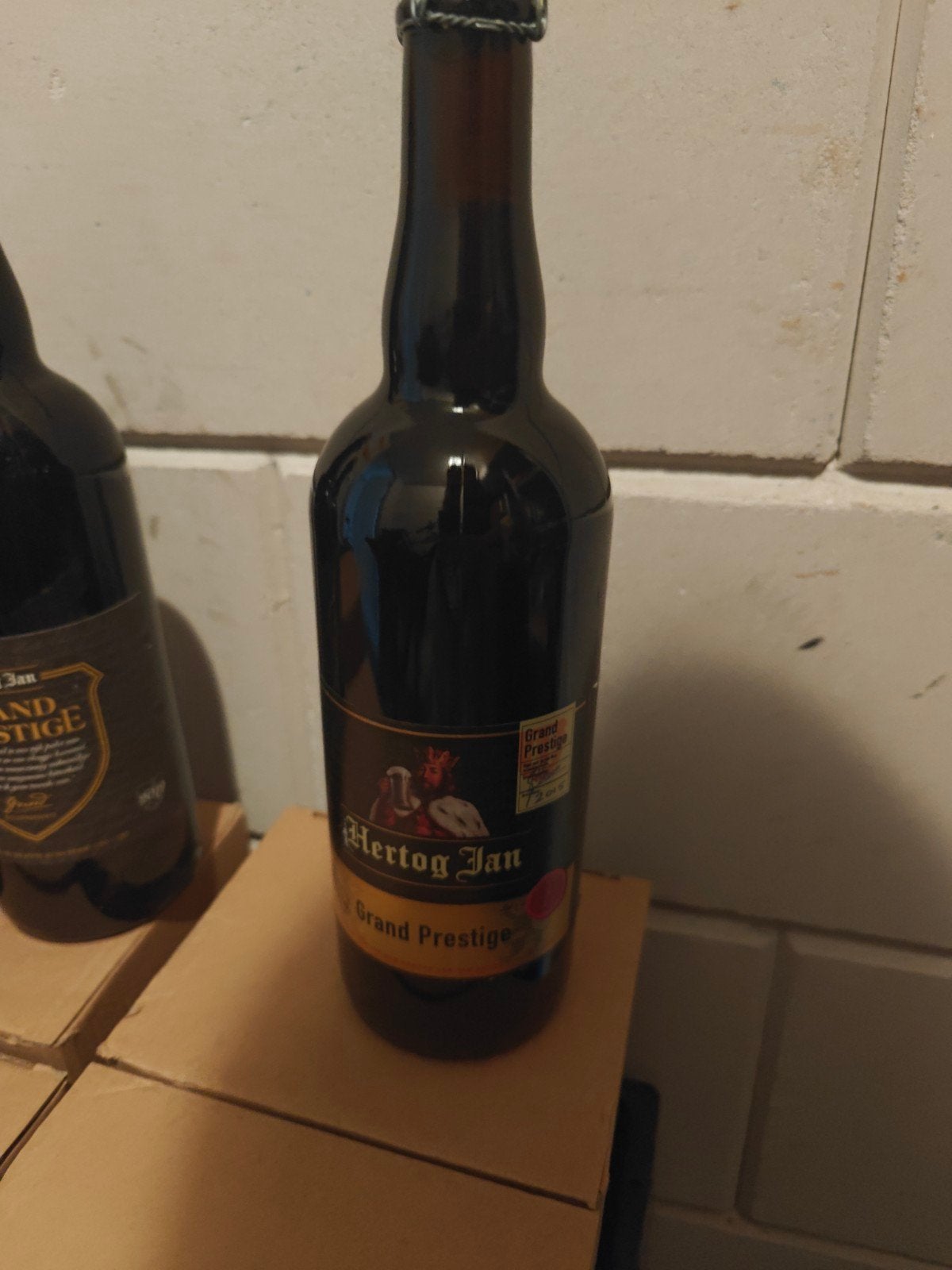 Hertog Jan Grand Prestige 2015 bierfles - Ongeopend, Verzamelen, Biermerken, Ophalen of Verzenden, Nieuw, Flesje(s), Hertog Jan