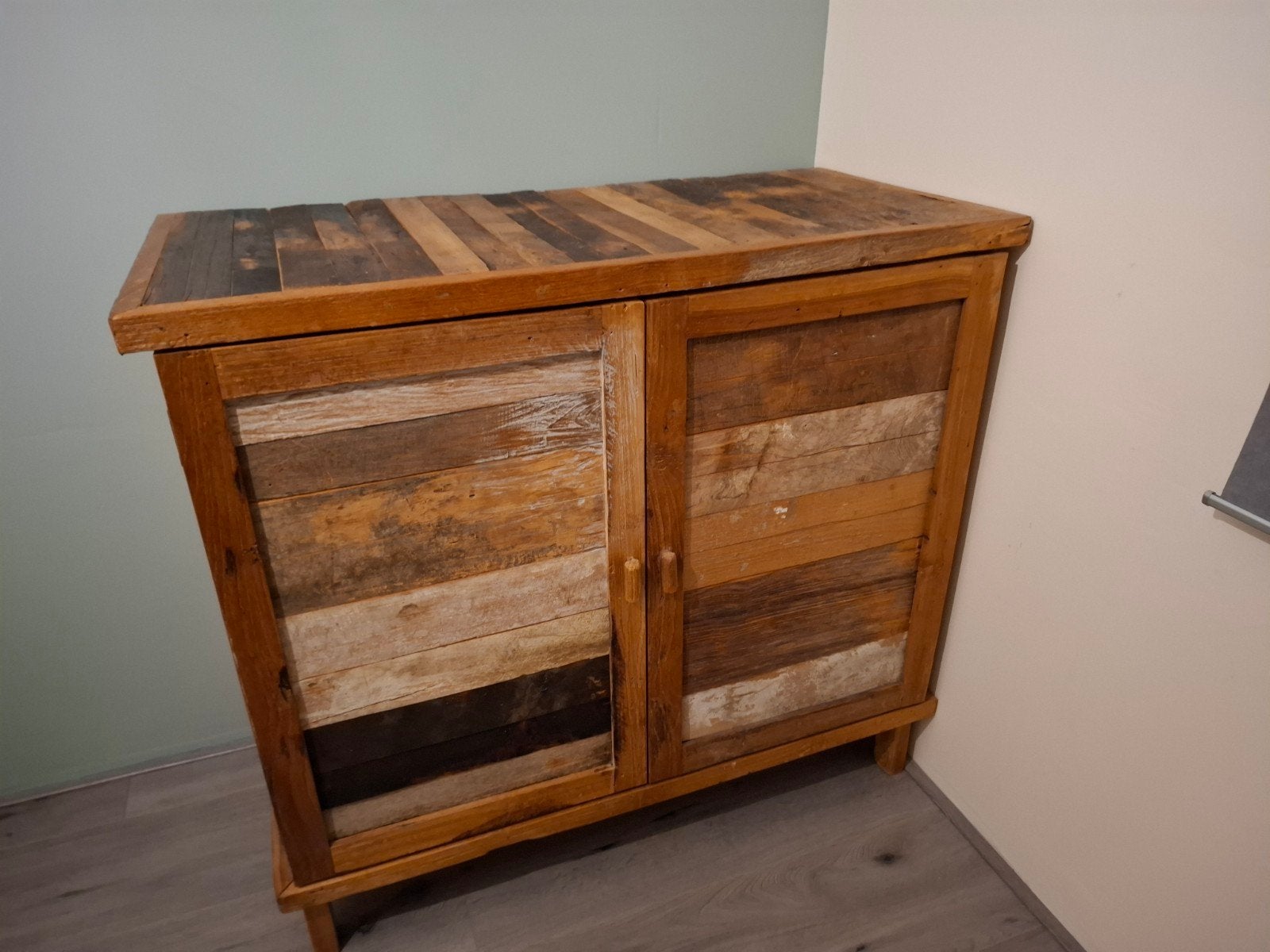 Steigerhouten kast/dressoir - 110x53x100cm, Ophalen, Gebruikt