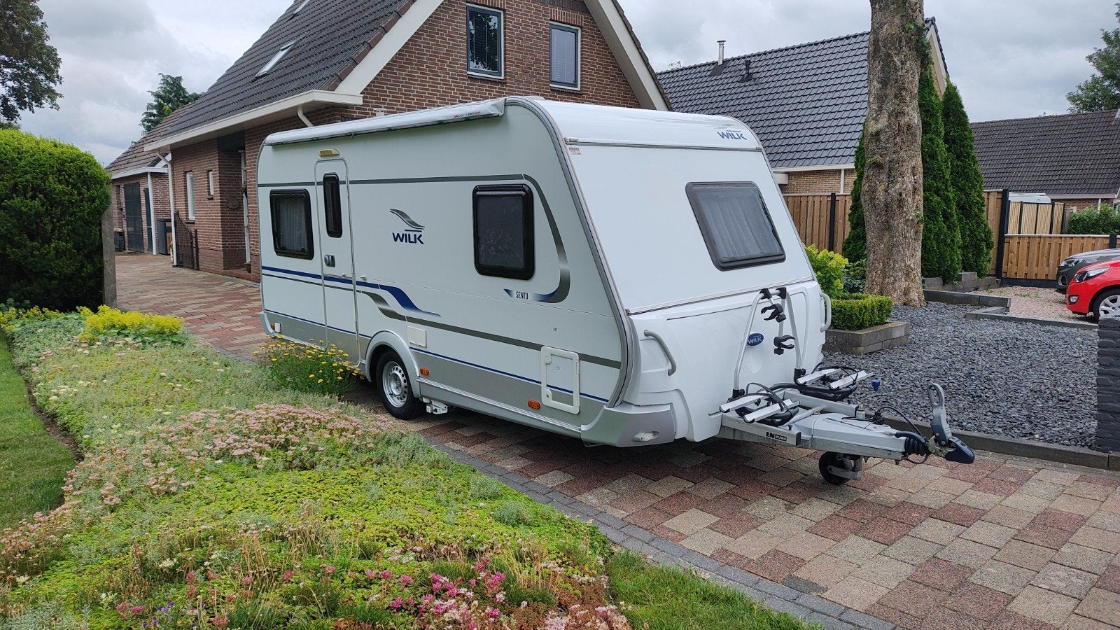 Wilk Sento 450 HTD 2013 Mover Luifel Voortent Bovag, Caravans en Kamperen, Caravans, Particulier, tot en met 4, 1000 - 1250 kg