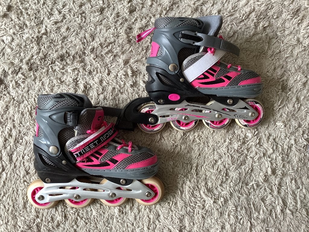 Skates, Sport en Fitness, Skeelers, Verstelbaar, Kinderen, Zo goed als nieuw, Inline skates 4 wielen