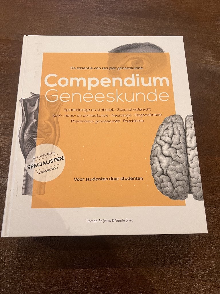 Compendium Geneeskunde set - Nieuw & Ongebruikt, Ophalen of Verzenden, Beta, Zo goed als nieuw, WO