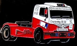 Mercedes-Benz Charterway Antar pin, Verzamelen, Verzenden, Nieuw, Transport, Speldje of Pin