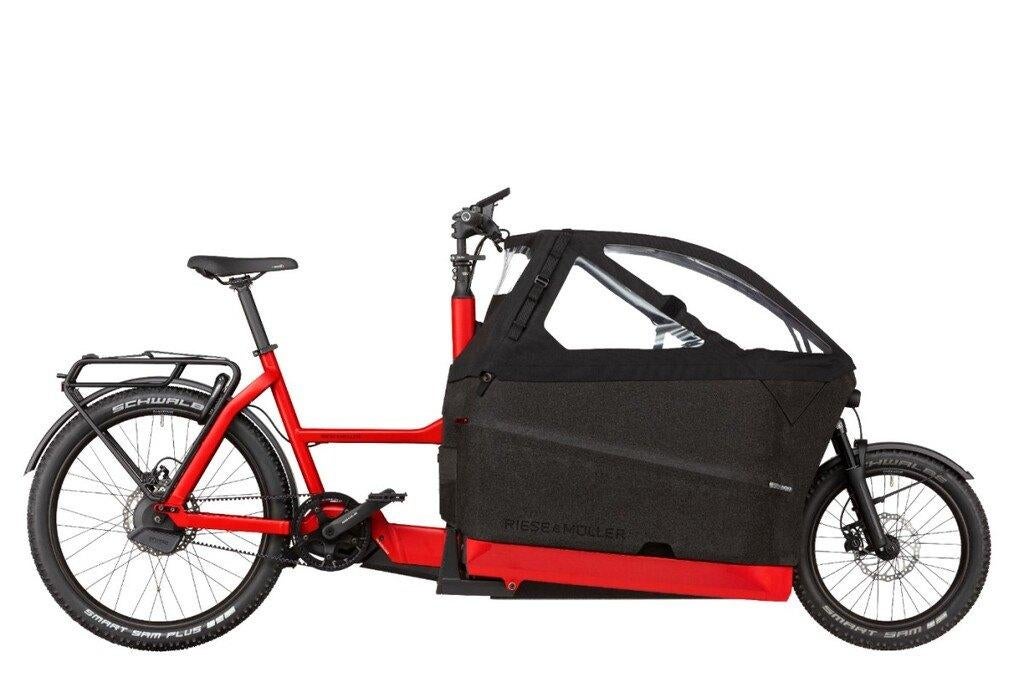 Riese&Muller Packster70, Fietsen en Brommers, Fietsen | Bakfietsen, Nieuw, Overige merken, 2 kinderen, Elektrisch, Huif, Schijfrem
