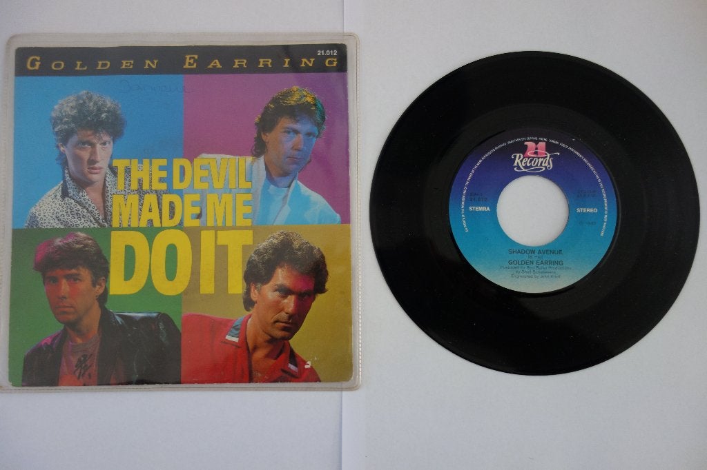 Single Golden Earring. The devil made me., Ophalen of Verzenden, Zo goed als nieuw, 7 inch, Pop