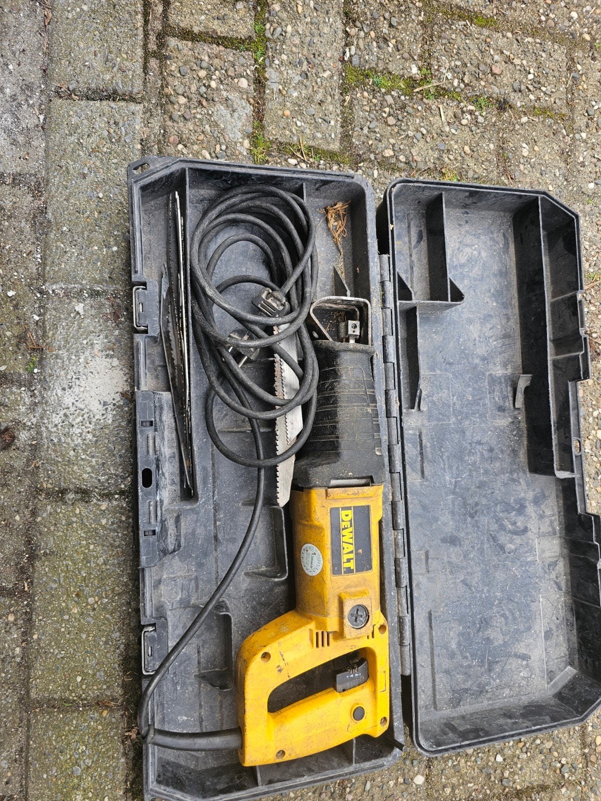 DeWalt Reciprozaag in koffer, Ophalen of Verzenden, Gebruikt, Reciprozaag, DeWalt