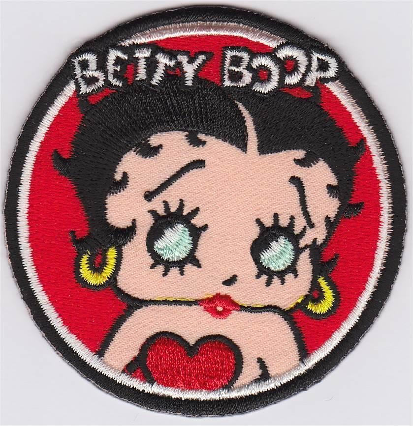 Betty Boop stoffen opstrijk patch embleem #2, Verzamelen, Kleding en Patronen, Nieuw, Shirt, Ophalen of Verzenden
