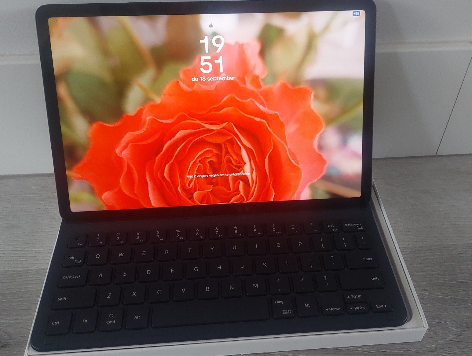 Samsung Galaxy Tab S8 128 GB WIFI Grijs, Computers en Software, Android Tablets, Ophalen, Zo goed als nieuw, 128 GB, Wi-Fi en Mobiel internet