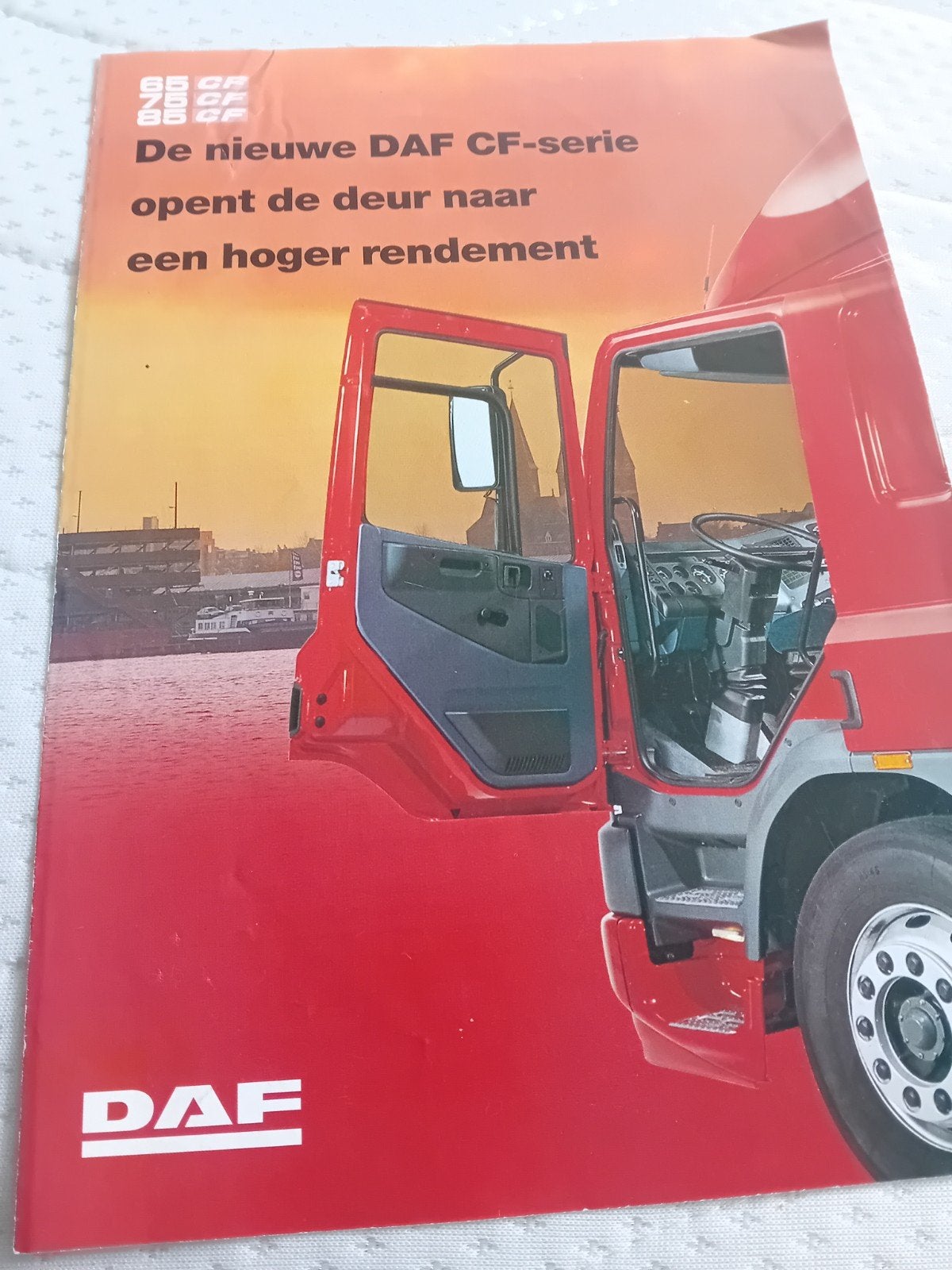 folder DAF cf, Ophalen of Verzenden