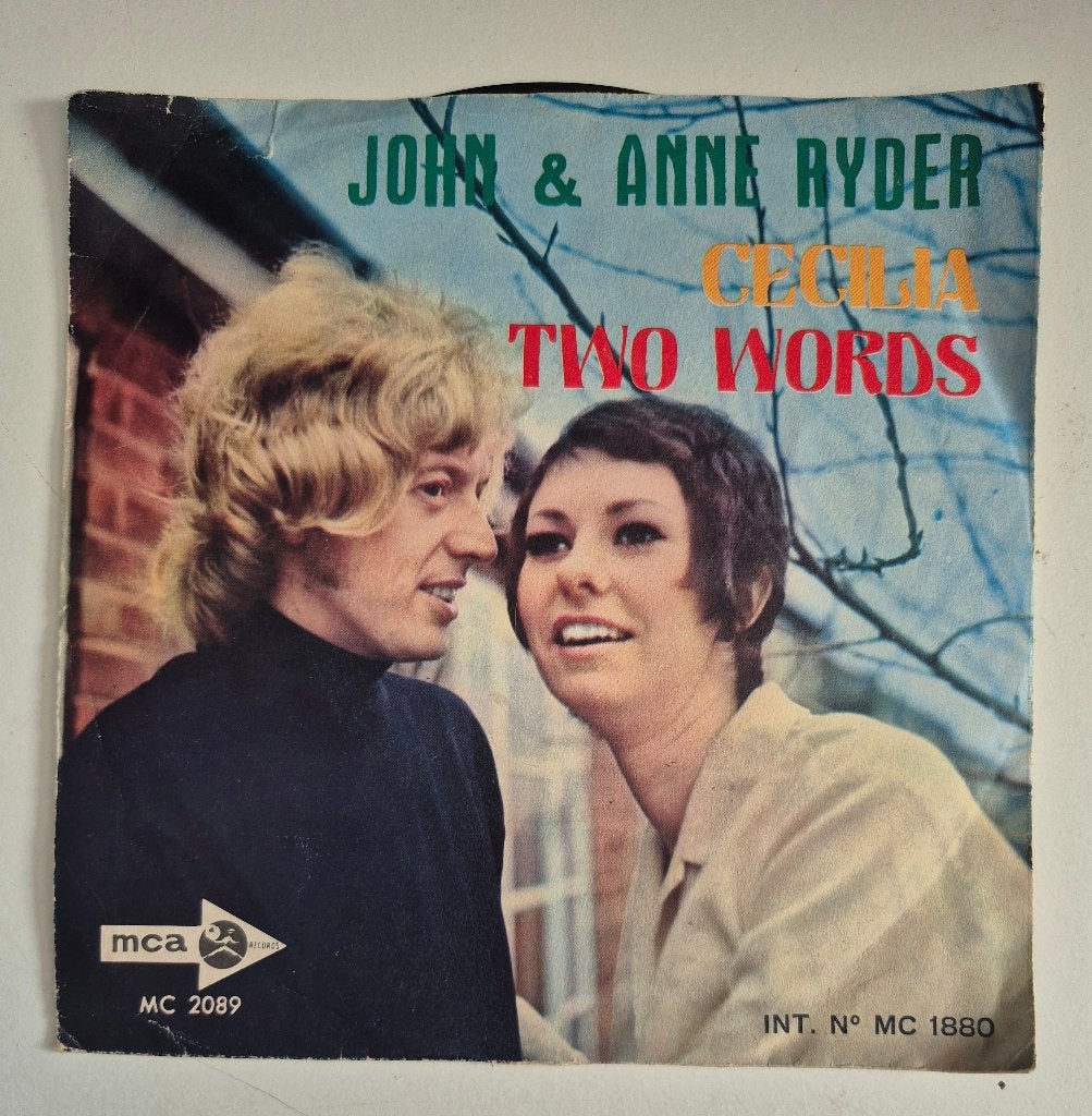 John & Anne Ryder. Cecilia. MONO., Gebruikt, 7 inch, Single, 1970 - 1979