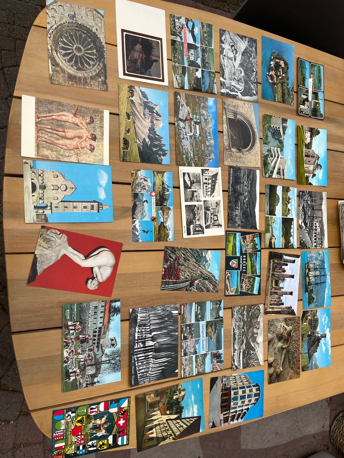 235 Ongelopen ansichtkaarten kunst natuur steden etc, Ophalen of Verzenden, 1940 tot 1960, Ongelopen, Overig Europa
