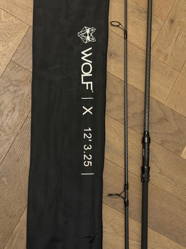 Karperhengel Wolf X 12' 3,25lbs, Ophalen of Verzenden, Zo goed als nieuw, Overige typen