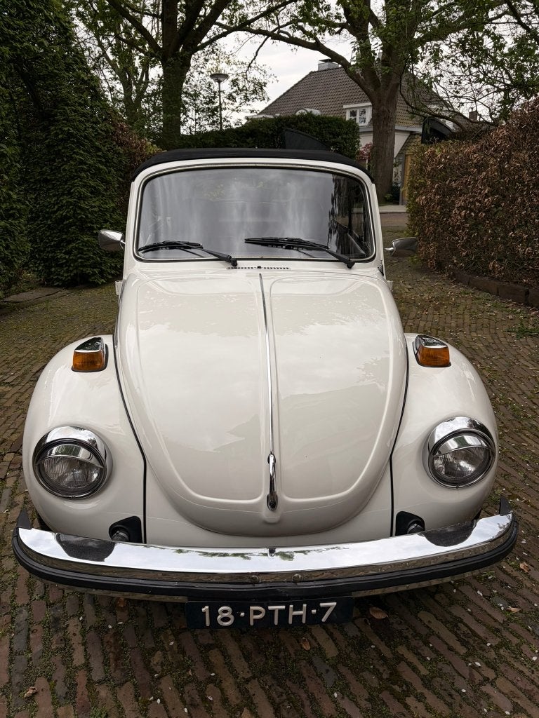 Volkswagen Kever Cabrio 1303 Karmann 1978 Wit, Auto's, Achterwielaandrijving, 4 cilinders, Cabriolet, 4 stoelen