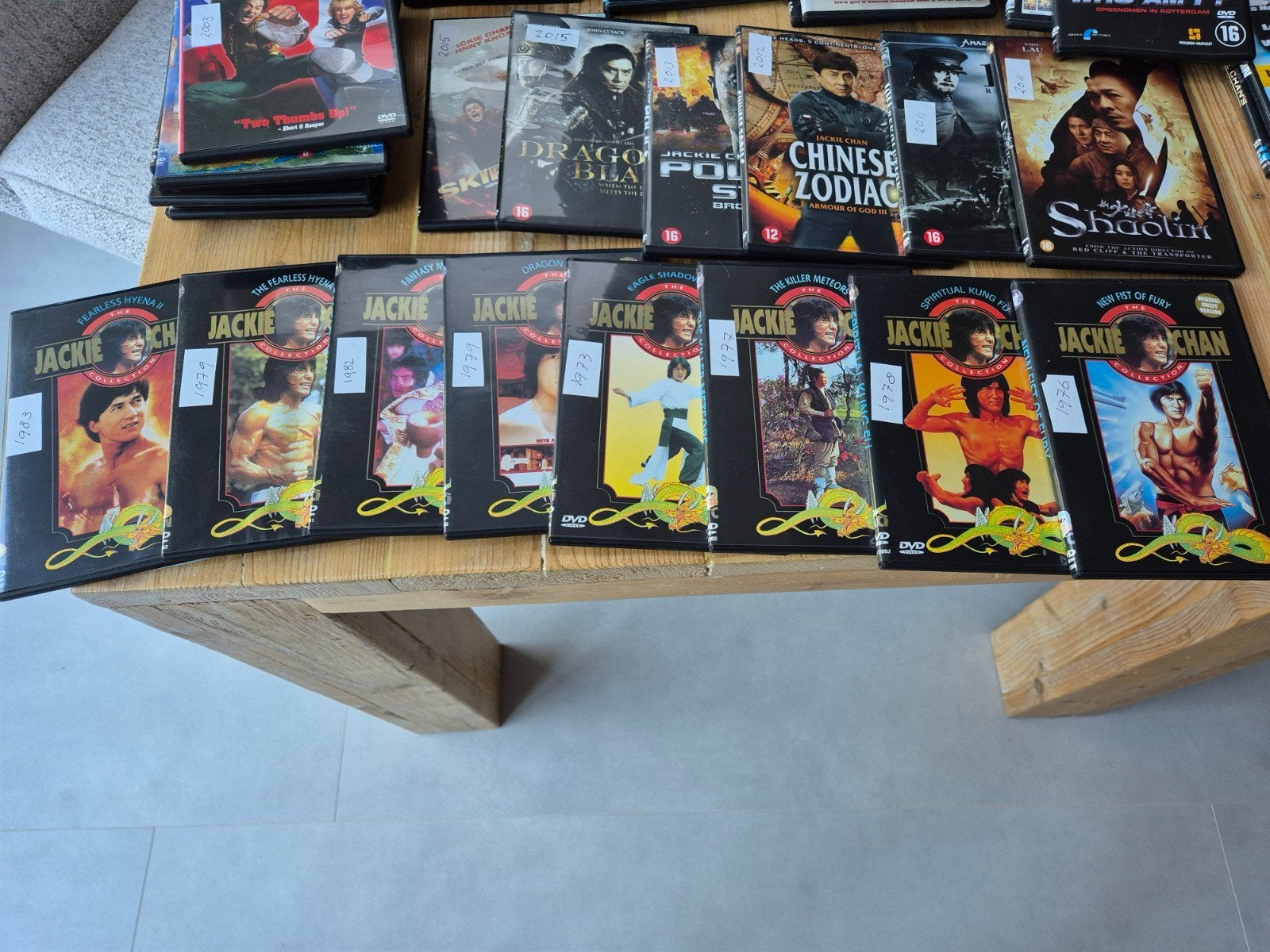 Unieke Jackie Chan Filmcollectie - 66 DVD's, Ophalen of Verzenden, Zo goed als nieuw