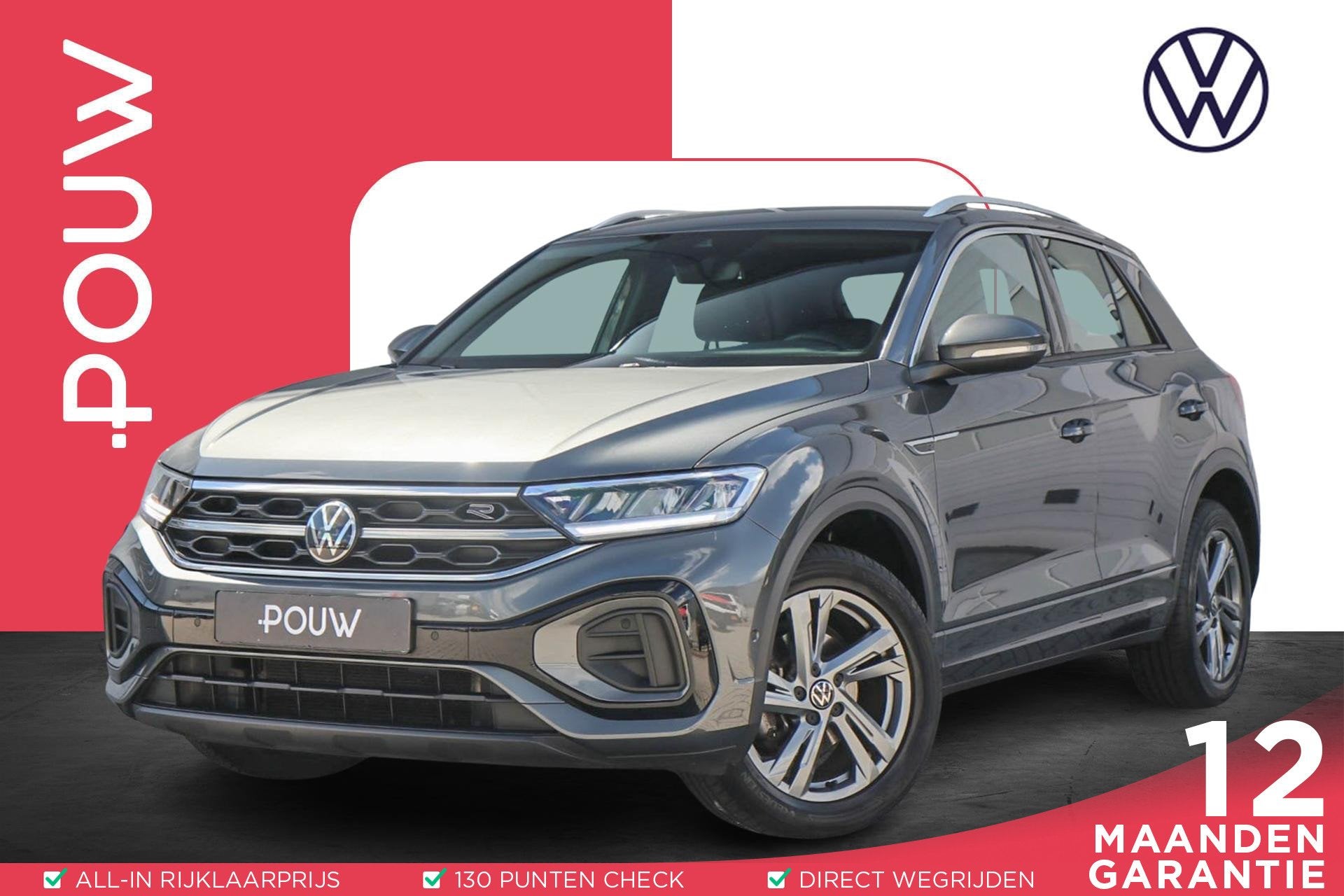 Volkswagen T-Roc 1.0 TSI 110pk R-Line | App Connect | Achter