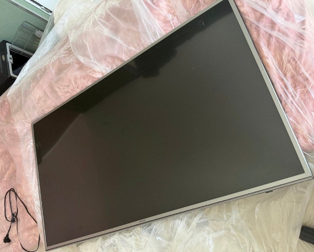 Samsung 50 inch Smart TV met muurbeugel, Ophalen, 50 Hz, Zo goed als nieuw, Samsung