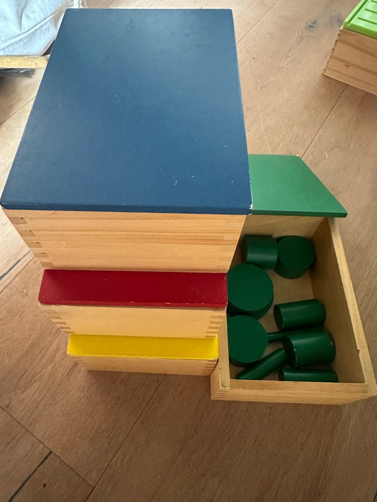 Hoogwaardig Montessori Speelgoed - GOEDE STAAT, Ophalen, Zo goed als nieuw, Bouwen