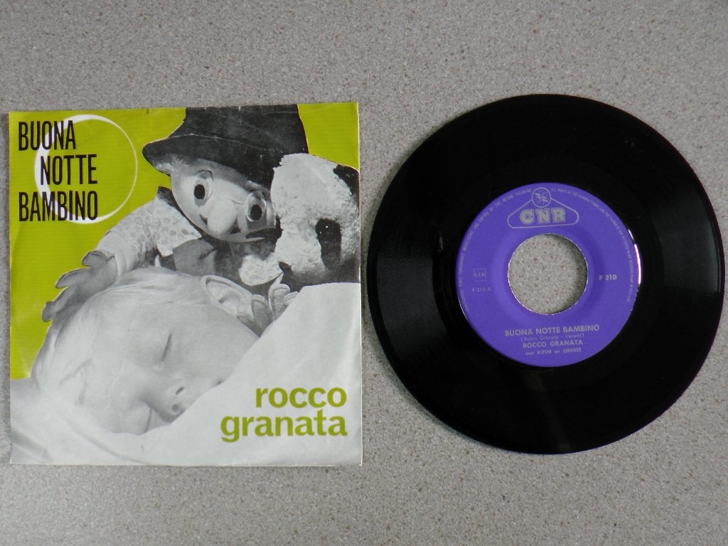 Rocco Granata Buona Notte Bambino VINYL SINGLE, Gebruikt, 7 inch, Pop, Fotohoes