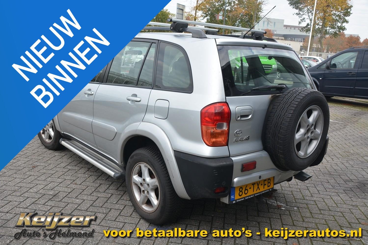 Toyota RAV4 2.0-16V VVT-i Sol SCHADE !, Auto's, 1998 cc, Stof, Gebruikt, 4 cilinders