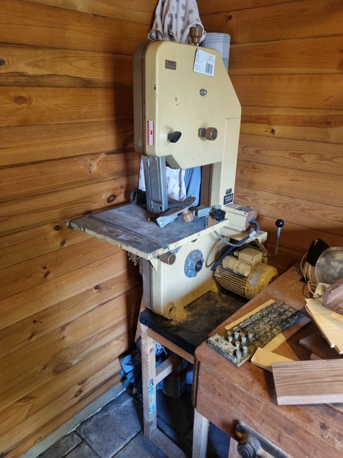 scheppach hbs 32 vario lintzaag, Ophalen, Gebruikt, Lintzaag, 1200 watt of meer