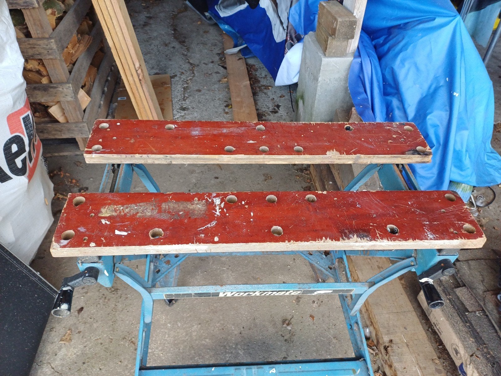 workmate, Ophalen, Gebruikt, 70 tot 120 cm, Inklapbaar