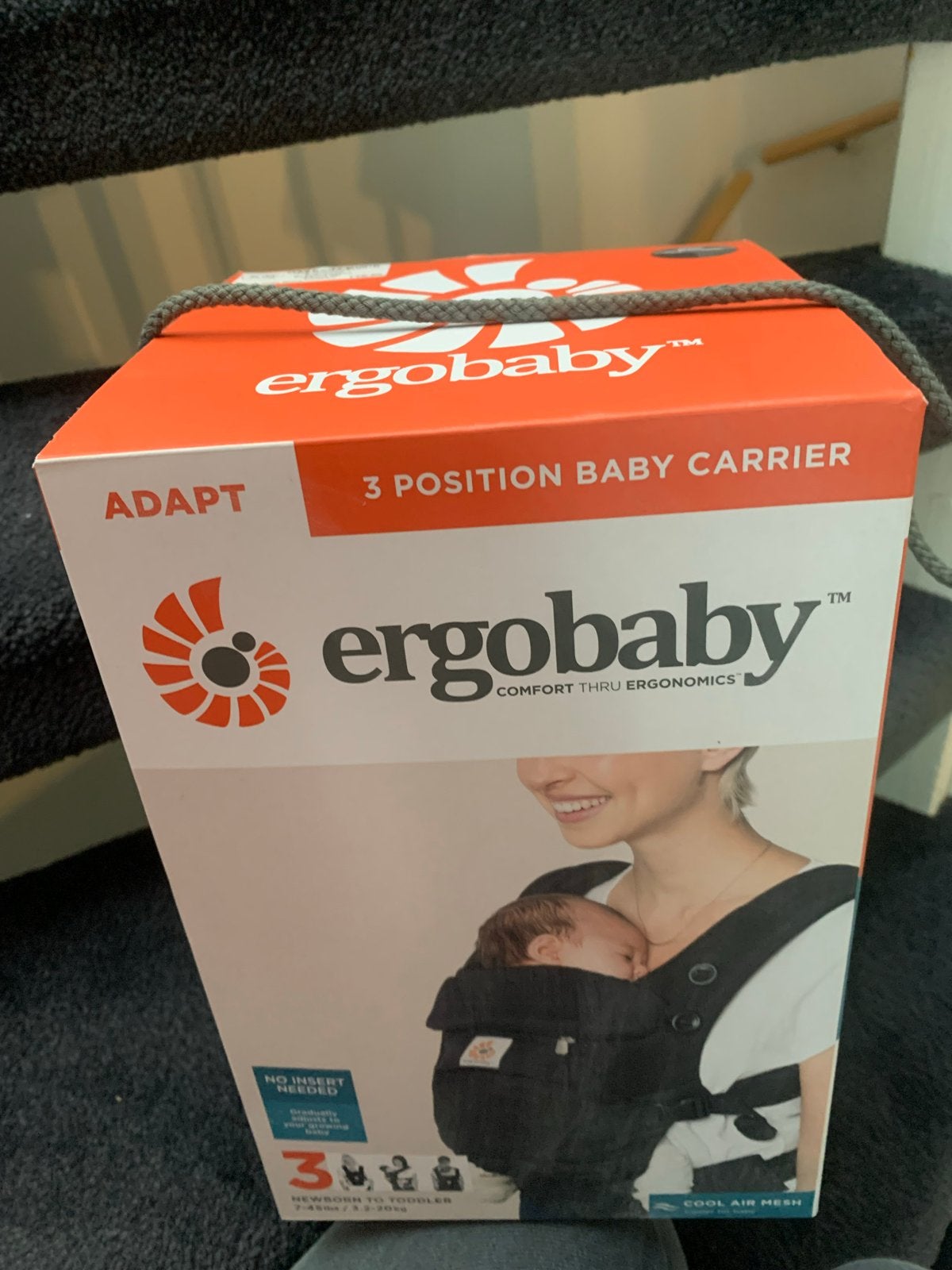 Ergobaby Adapt Draagzak - Zwart (Zo goed als nieuw), Overige merken, Ophalen of Verzenden, Zo goed als nieuw, Buik, Rug of Zij
