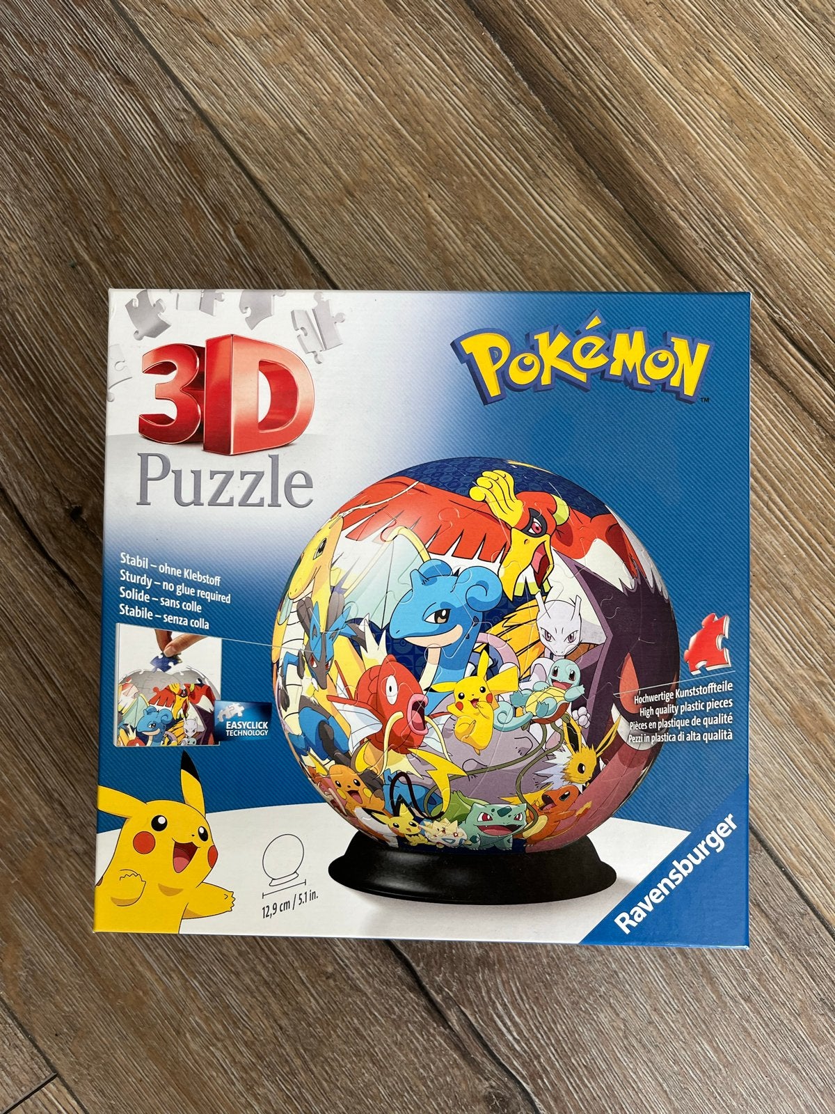 Pokémon 3D Puzzel Ravensburger - gebruikt, Ophalen of Verzenden, Minder dan 500 stukjes, Gebruikt, Rubik's of 3D-puzzel