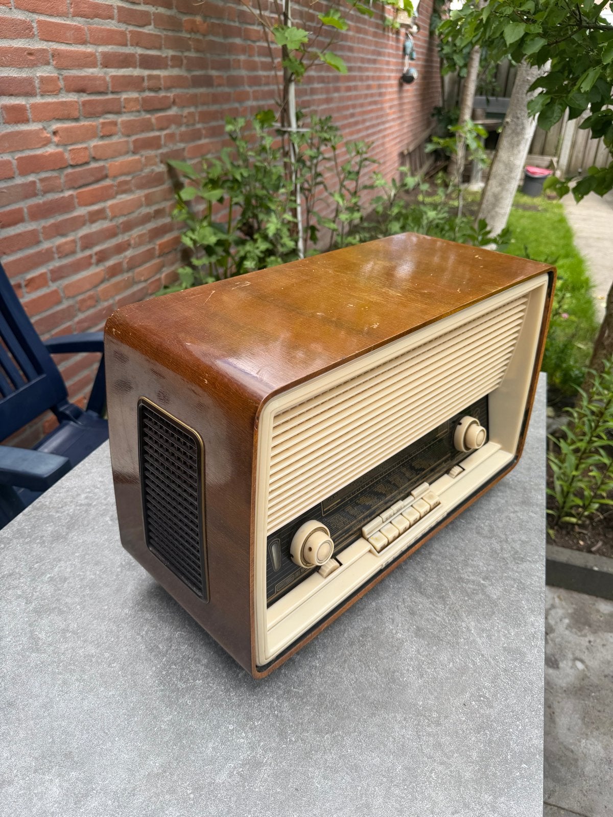Vintage Blaupunkt Radio - Klassieke Buizenradio, Ophalen of Verzenden, Gebruikt, Radio
