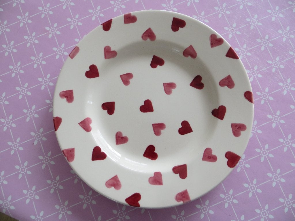 emma bridgewater/bord/pink hearts/roze/ontbijtbordje, Nieuw, Ophalen of Verzenden, Emma Bridgewater, Bord(en)
