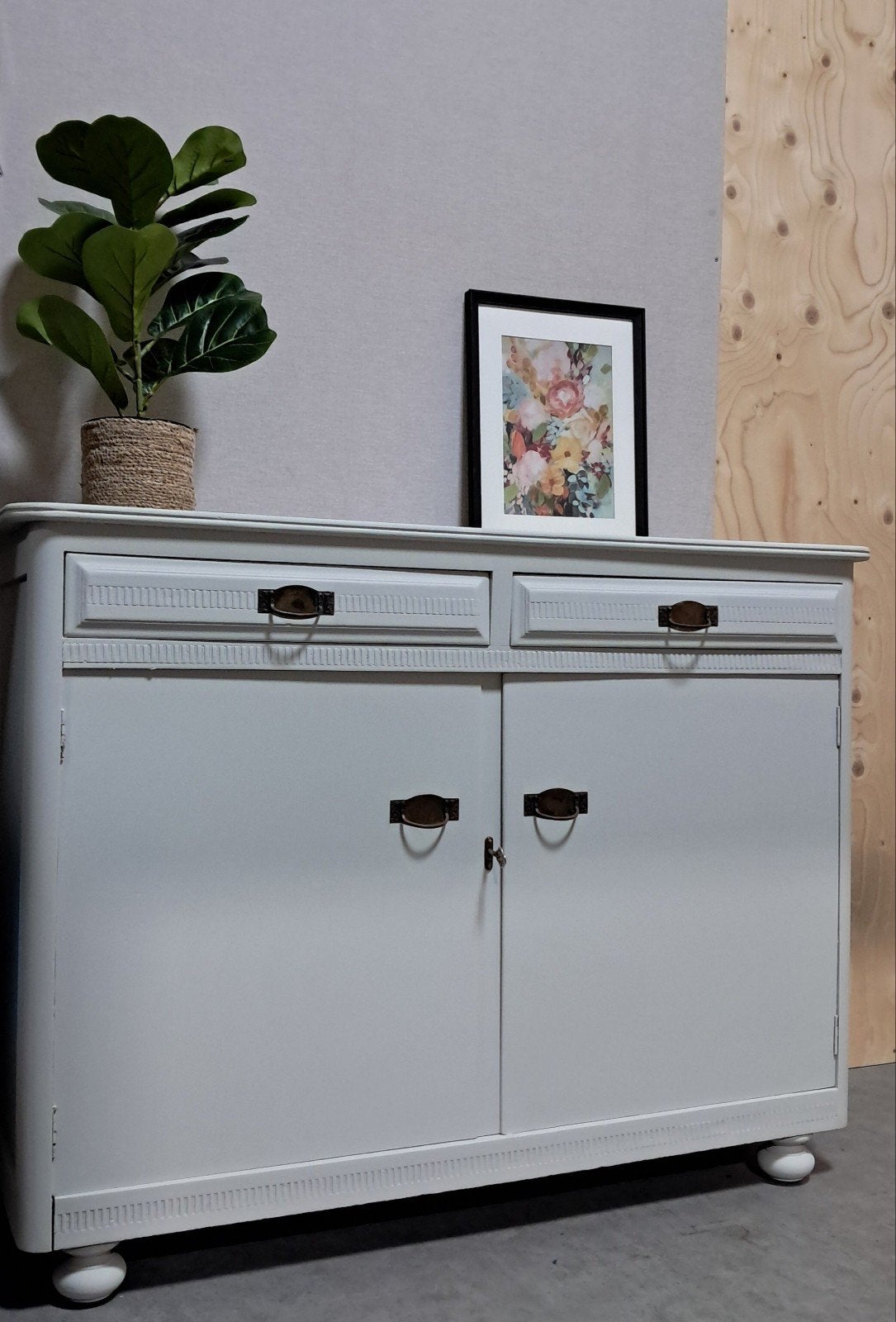 Dressoir Linnen, Ophalen, Gebruikt, 100 tot 150 cm, Onbekend