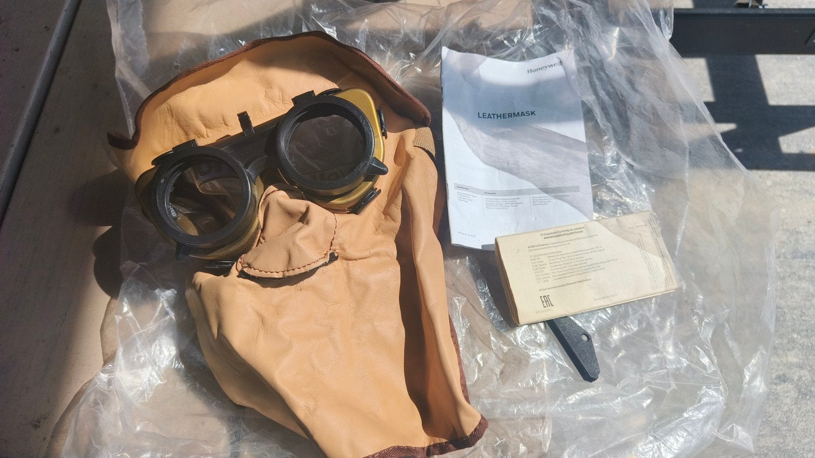 Honeywell Leathermask laskap - Nieuw, Doe-het-zelf en Verbouw, Laskappen, Lasfilter, Ophalen of Verzenden, Nieuw