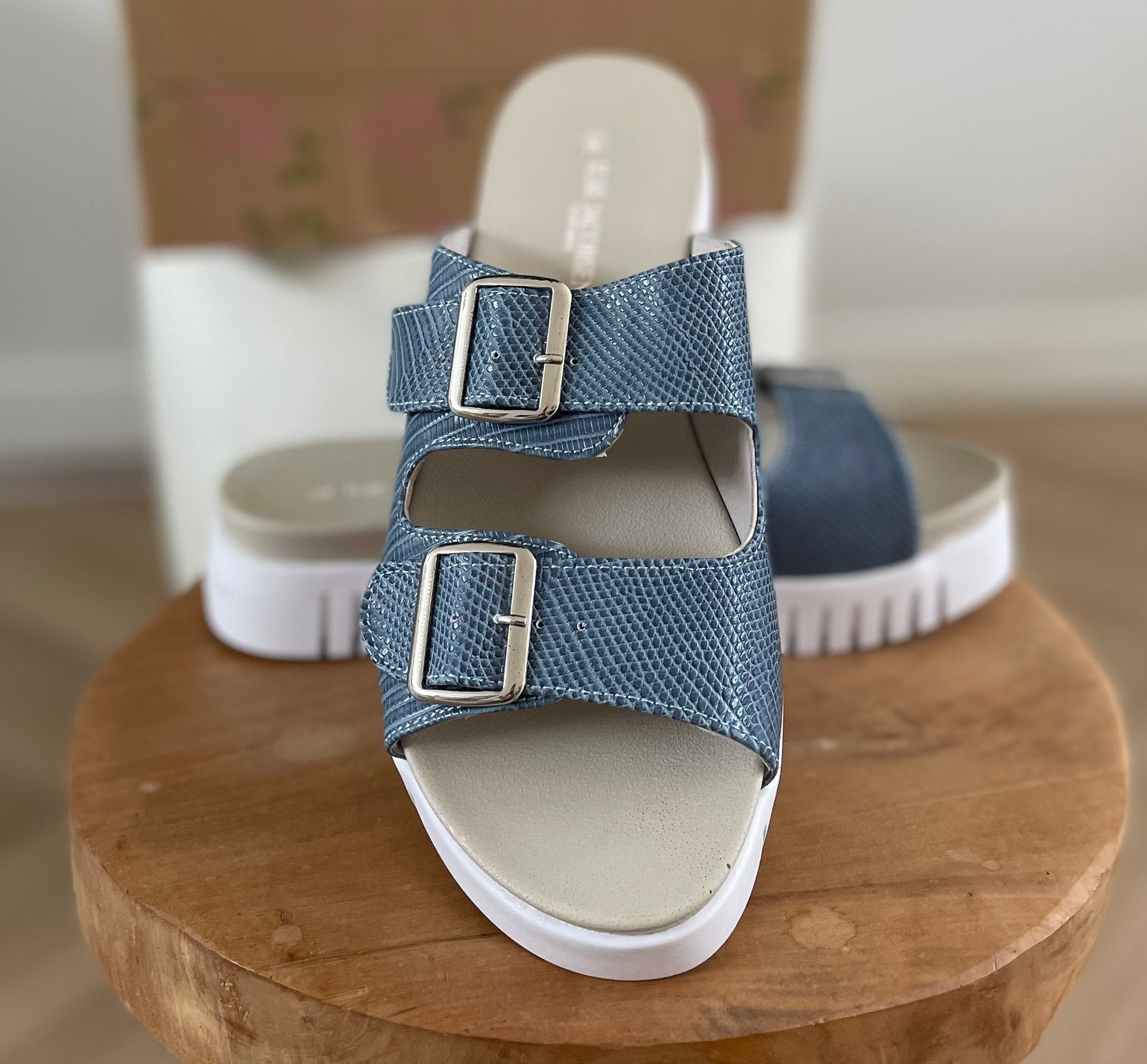 Mooie sandalen Ilse Jacobsen NIEUW!, Kleding | Dames, Schoenen, Verzenden, Zo goed als nieuw, Blauw, Sandalen of Muiltjes