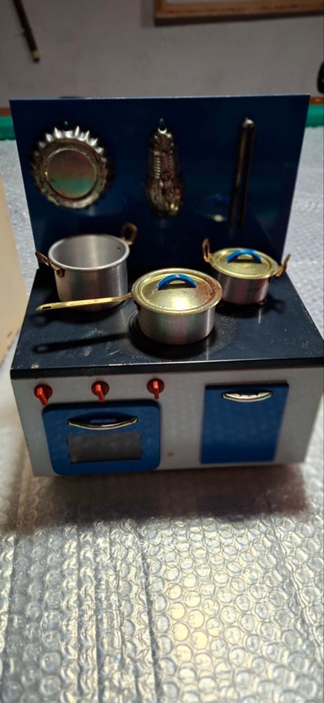 Vintage Jaren '60 Kinderkeukentje Compleet met Accessoires, Ophalen of Verzenden, Gebruikt, Jongen of Meisje