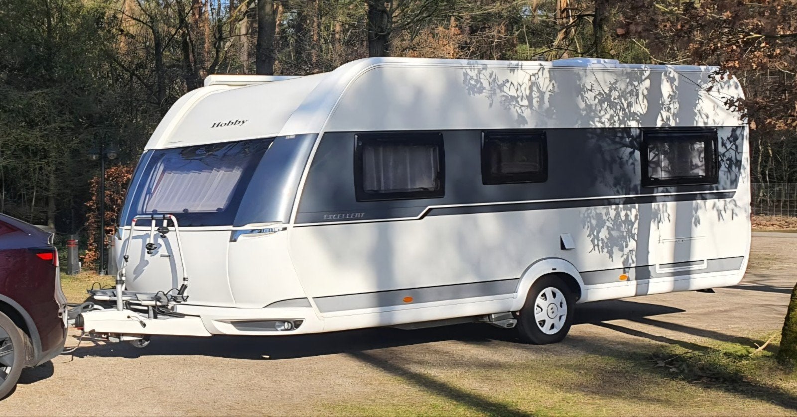 Hobby 560 LU 2020 Excellent caravan super compleet, Rondzit, Hobby, Luifel, Particulier