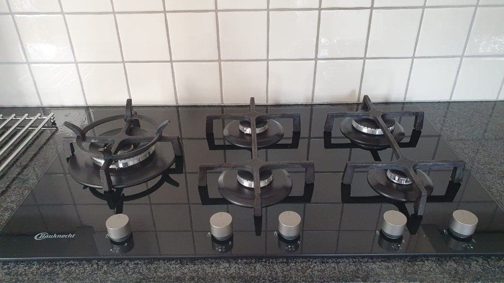 Gaskookplaat Bauknecht TGV 6955, Ophalen, Gebruikt, Inbouw, Gas