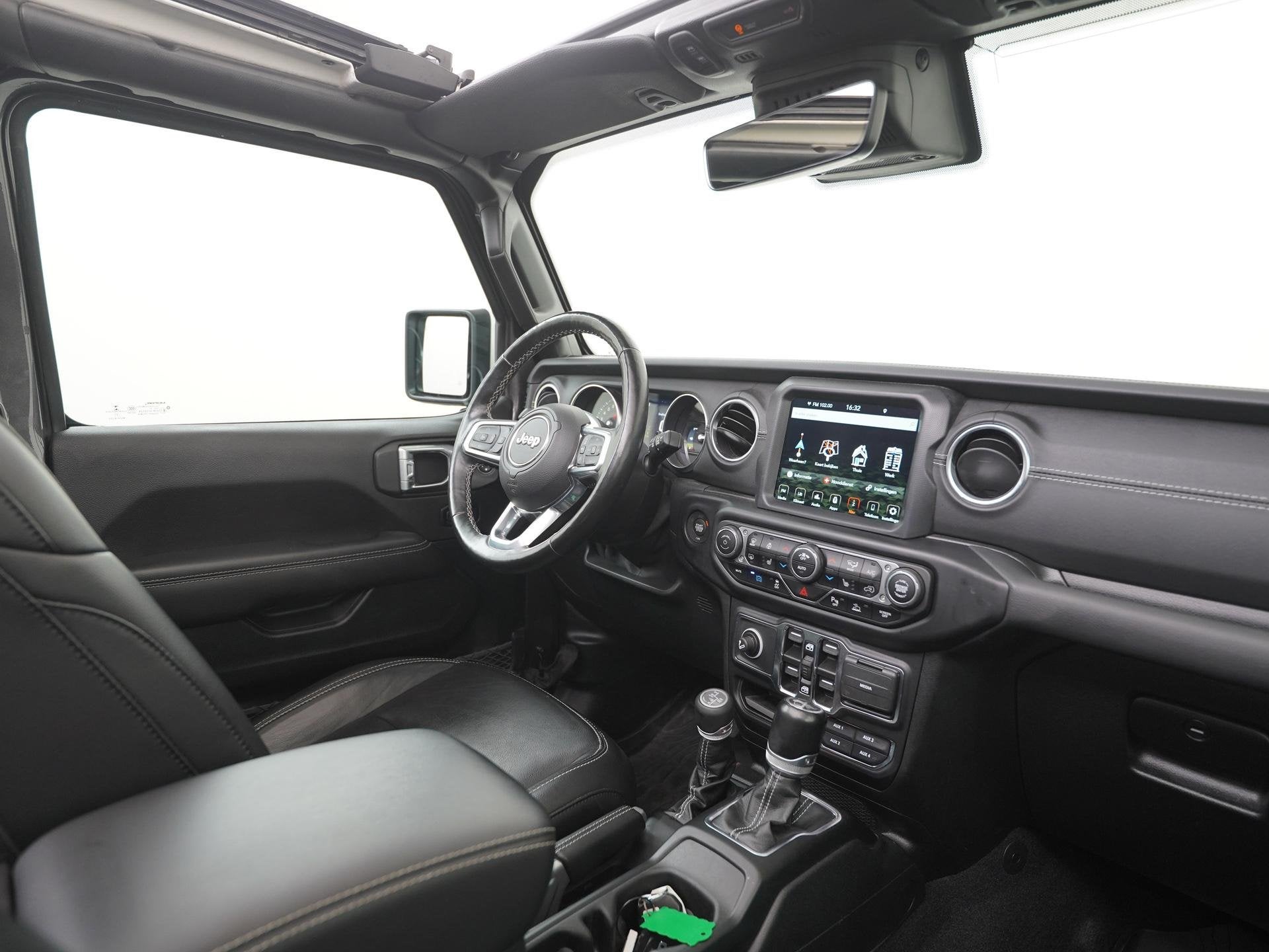 Jeep Wrangler Unlimited 4xe 380 Overland Sky-One-touch power, Auto's, Jeep, Automaat, 12 maanden, Stof, 4 cilinders