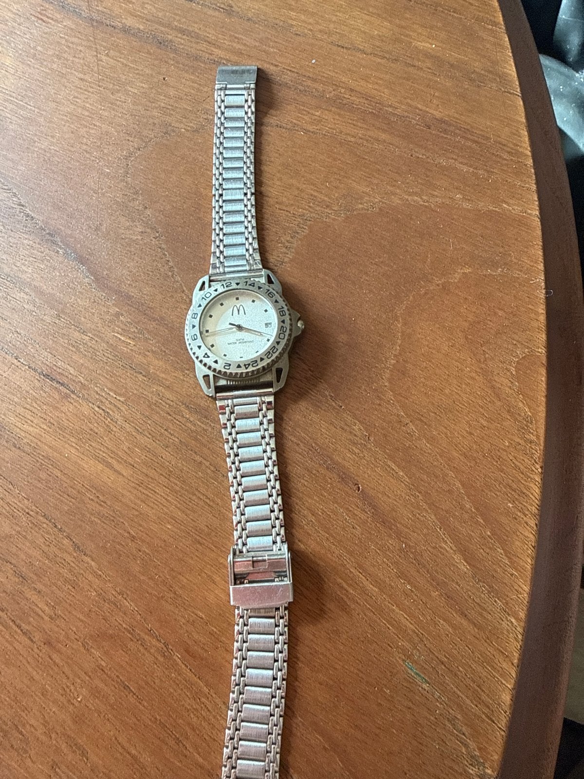 Vintage McDonald's Polshorloge, Overige merken, Gebruikt, Staal, Polshorloge