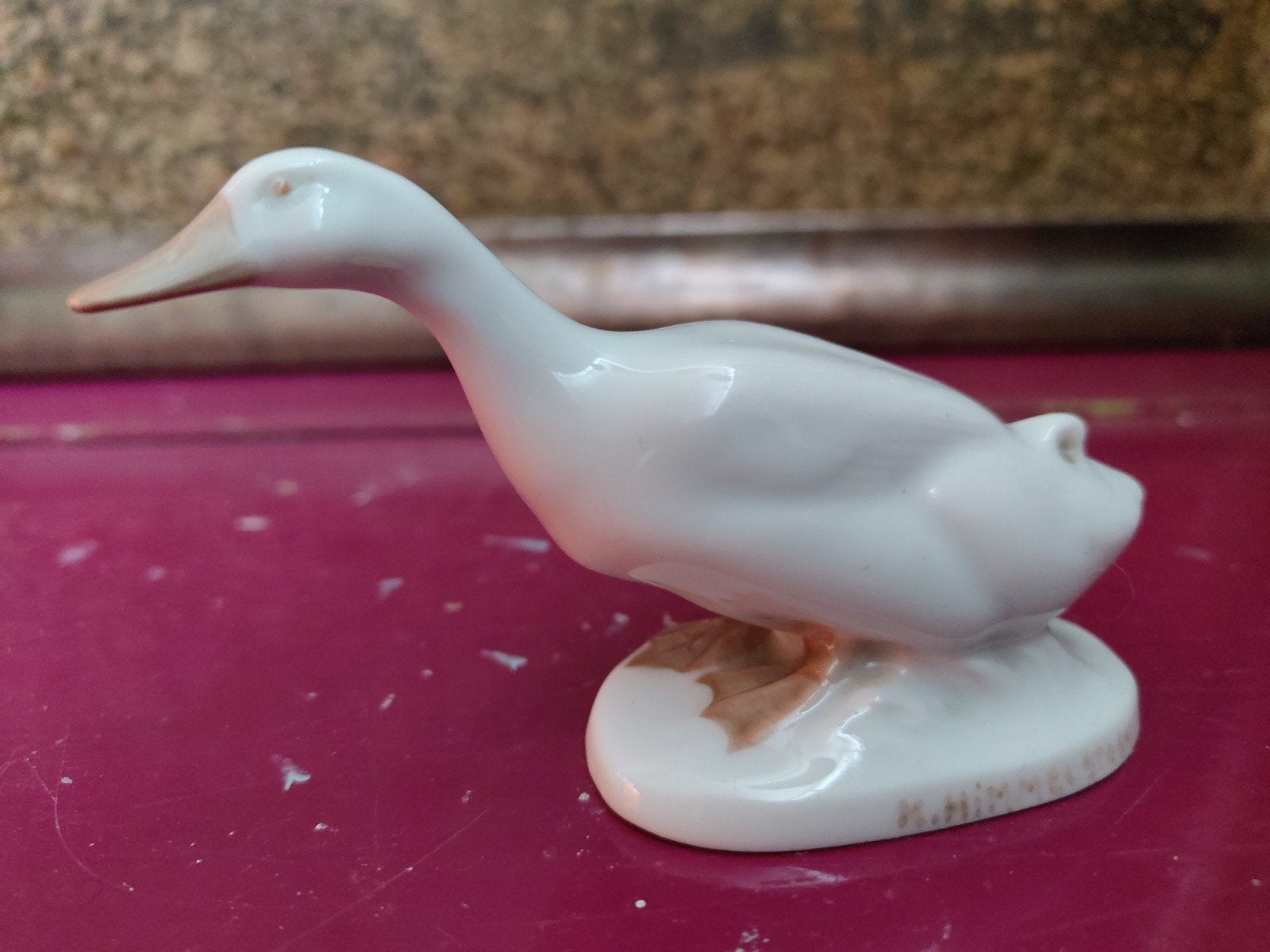 antieke porseleinen gans Rosenthal, Ophalen of Verzenden