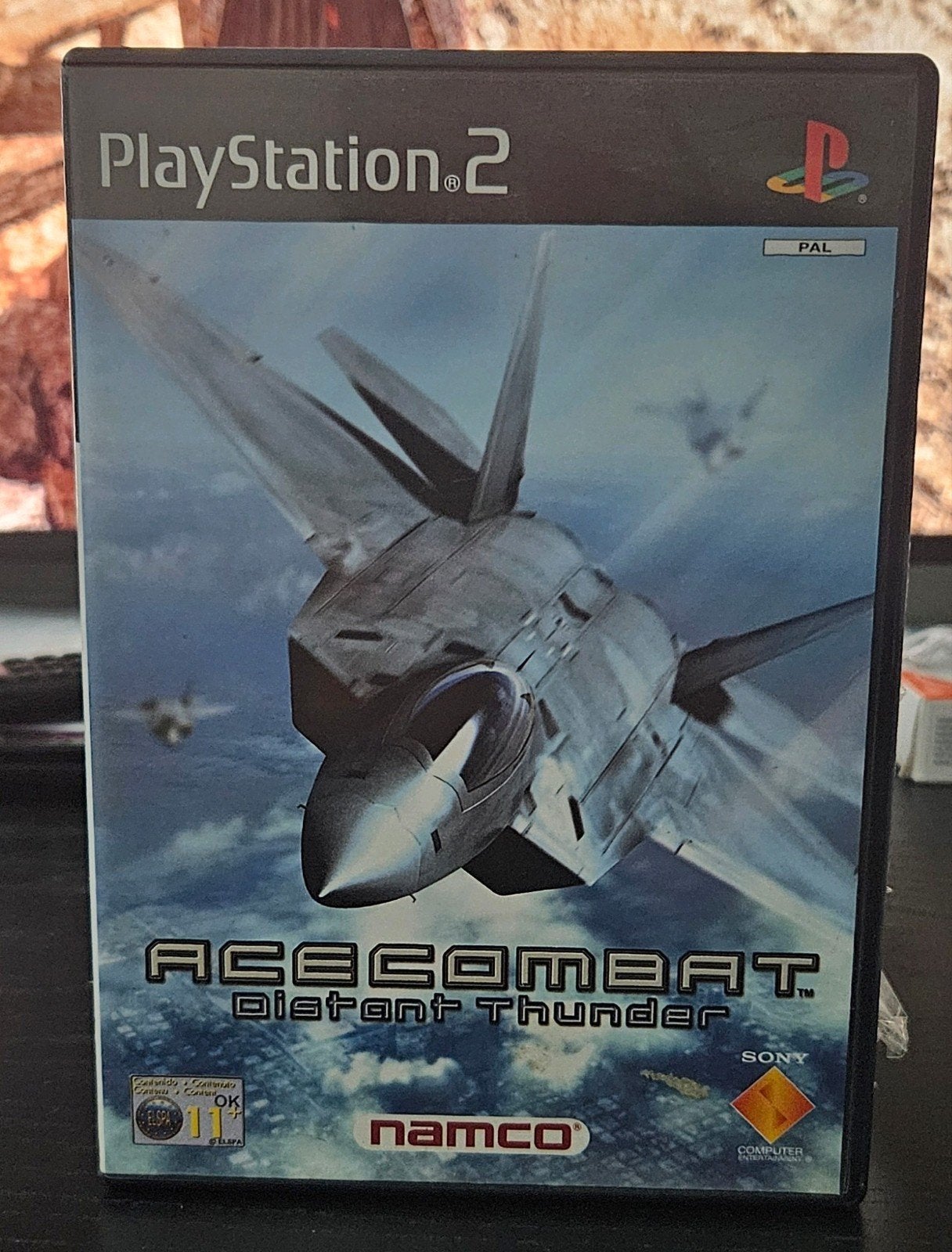 Ace Combat: Distant Thunder PS2 zgan en compleet, Ophalen, 1 speler, Racen en Vliegen, Zo goed als nieuw