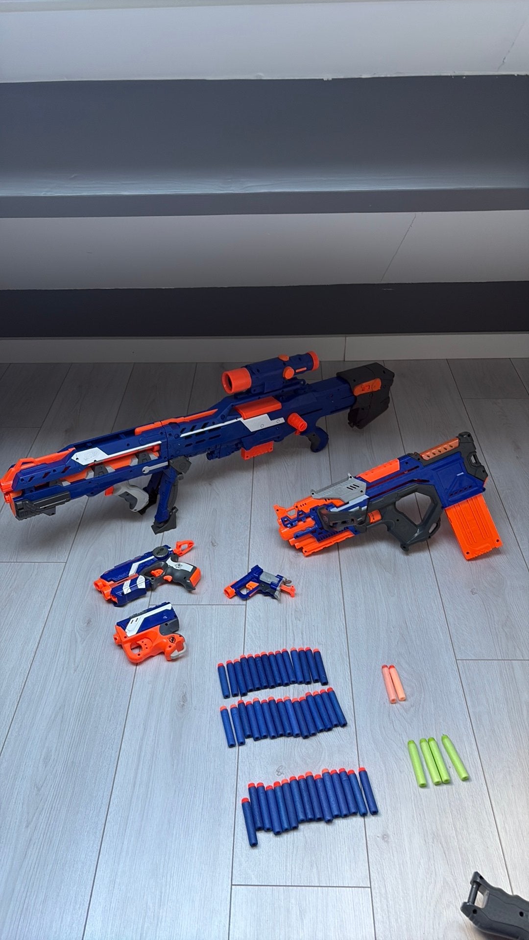 Nerf geweren set met 40+ pijltjes, Ophalen, Gebruikt, Jongen of Meisje