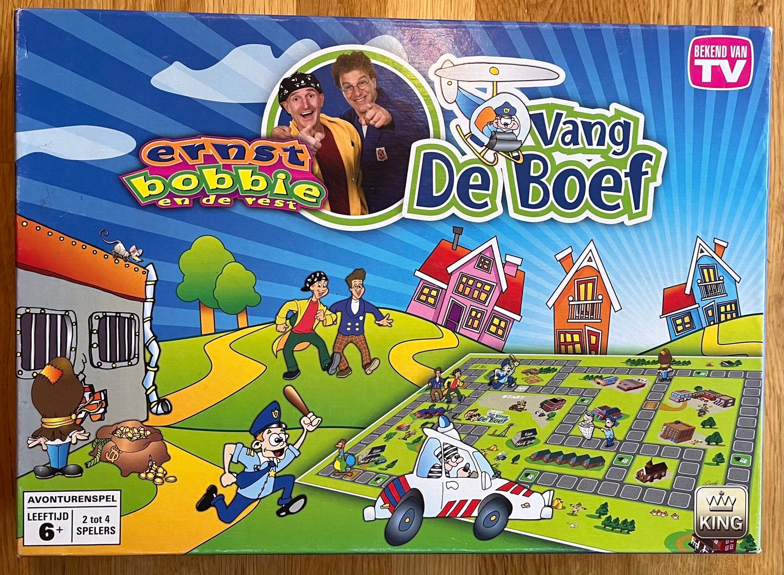Bordspel ernst, bobbie en de rest, vang de boef compleet, Ophalen of Verzenden, Zo goed als nieuw
