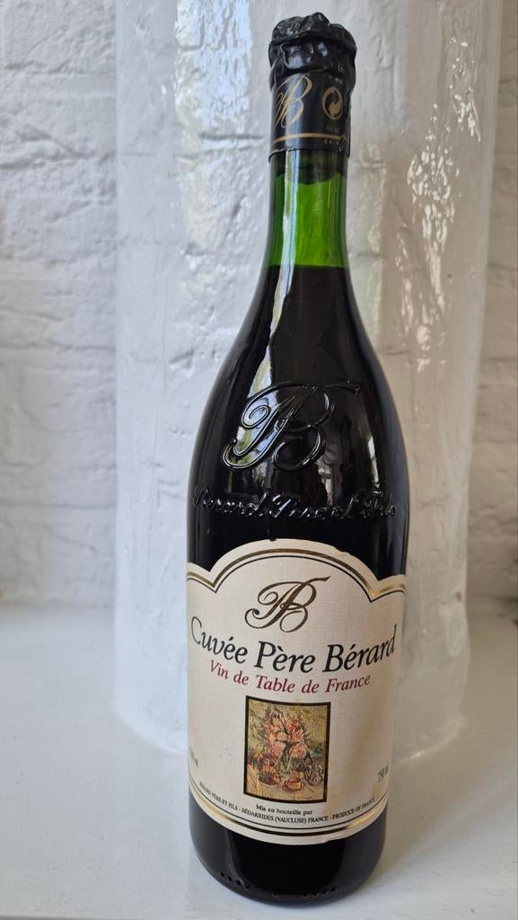 Rode wijn Cuvée Père Bérard Vin de Table de France, Verzamelen, Ophalen of Verzenden, Nieuw, Frankrijk, Rode wijn