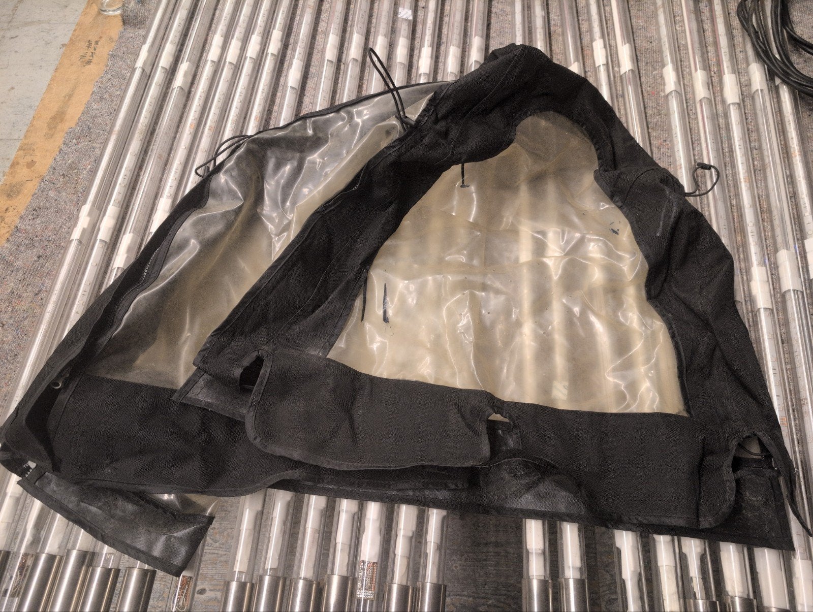 Babboe Big-E huif met ritsen (zonder frame), Overige merken, 4 kinderen of meer, Gebruikt, Huif