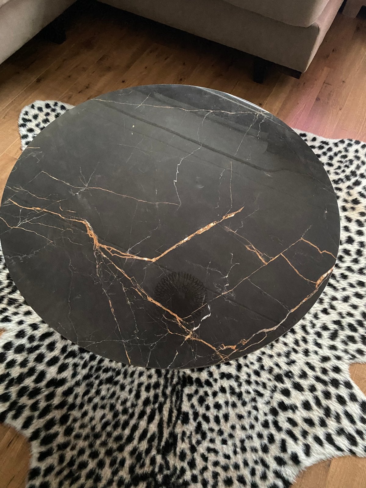 Salon tafel WOOD 80x80 rond ophalen voor 35€ in Culemborg, Ophalen, Zo goed als nieuw, Rond, 50 tot 100 cm