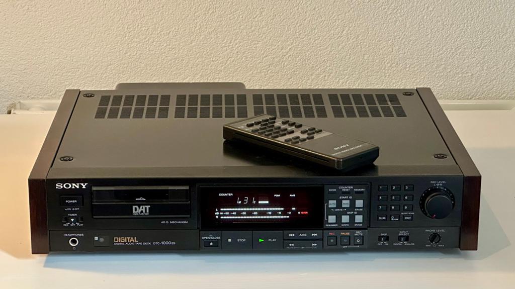 Sony DTC-1000ES DAT recorder in goede staat - nu met AB, Ophalen, Enkel, Sony, Tape counter