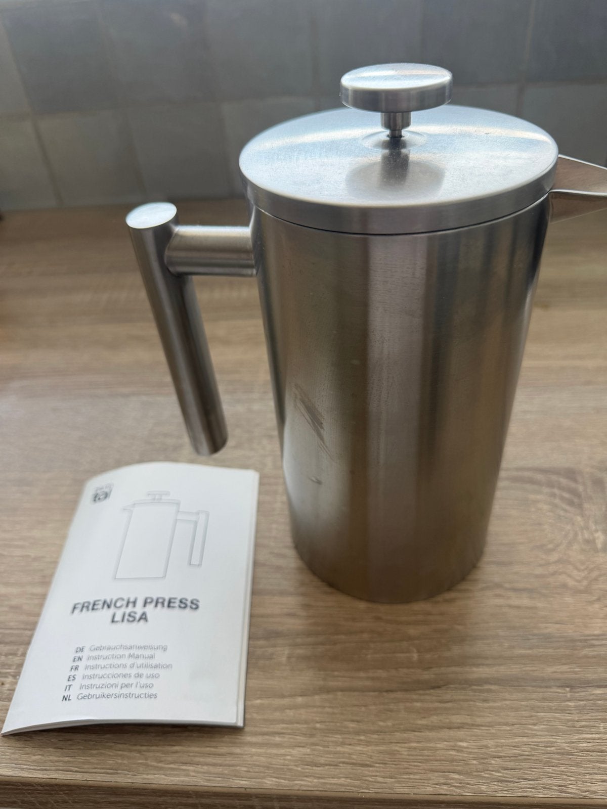 Blumtal  French Press Lisa - Roestvrij staal, Ophalen, Overige modellen, Gemalen koffie, Zo goed als nieuw