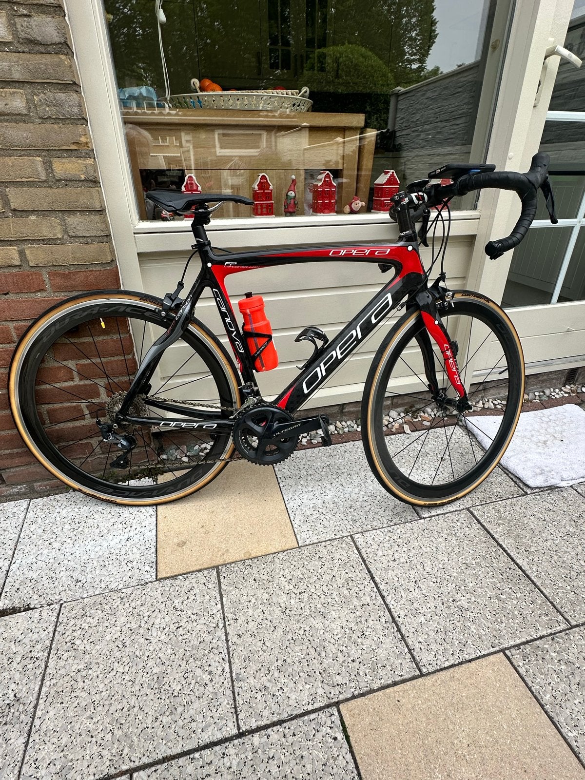 Pinarello opera zwart rood, Overige merken, 28 inch, Gebruikt, Carbon