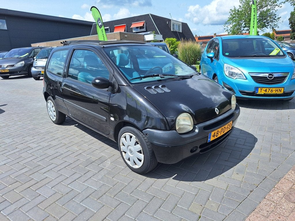 Renault Twingo 1.2-16V Lazuli / Cabriodak! / APK mei 2027, Voorwielaandrijving, 4 cilinders, 4 stoelen, Zwart